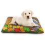 Dog Bed Mat Soft Crate Pad Thanksgiving Holiday Thanksgiving Turkey Pumpkin Autumn Leave Anti Slip Washable Cat/Dog Crate Beds Mats Mattress Pets Kennel Pads For Small Dogs Cats Kitten Puppy Sleeping