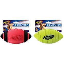 Nerf Dog Squeak Rubber Football Dog Toy
