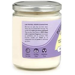 Pets Favorite - Tested & Proven - Odor Eliminating Candle, Pet-Friendly Scented Candle, in 4 Great Fragrances – 70-Hour Burn Time, Cotton Wick