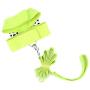 SMALLLEE_Lucky_Store CWYP00127 Ultra Suede Small Dog Cat Harness Leash Dots Bow