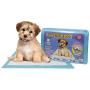 Pawssible Premium Training Dog Pads (100 Count) - New American Style, Blue (PAD-PSBL-100)