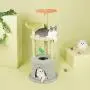 Furrytail Flower Cat Tree Condo with Scratching Post, Plush Perches and Teasing Toy, 44-Inch Cat Tower Kitten Play Platform House Furniture Furrytail Flower Cat Tree Condo with Scratching Post, Plush Perches and Teasing Toy, 44-Inch Cat Tower Kitten Play Platform House Furniture