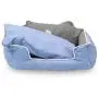Long Rich waterproof rectangle High back bolster comfort Pet bed ,Dog Bed with removable and reversible insert cushion, by Happycare Textiles Long Rich waterproof rectangle High back bolster comfort Pet bed ,Dog Bed with removable and reversible insert cushion, by Happycare Textiles