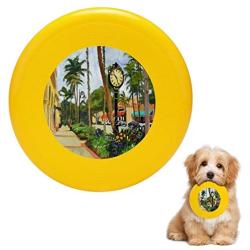 Pet Frisbee Flying Disc Dog Toy - Multifunction 5th Avenue Naples Florida Christine Hopkins