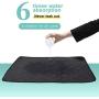 kathson Guinea Pig Training Pads, 2 Pack Highly Absorbent Reusable Washable Pet Pee Pads - 19.6 x 15.7 inch Training Pee Pad for Small Animals Protects Floors and Rugs. Easy Cleanup.