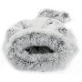 HIPIPET Cat Sleeping Bag Self Warming Cozy Plush Pet Bed Washable Cat Beds for Indoor Cats Cave Warmer for Small Large Cats