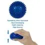 SPNORD Spiky Squeaker Ball Dog Toy, TPR Durable Bouncy Teeth Cleaning Fetching Training Pet Toy for Dogs SPNORD Spiky Squeaker Ball Dog Toy, TPR Durable Bouncy Teeth Cleaning Fetching Training Pet Toy for Dogs