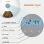 JEMPET Automatic Pet Cat Dog Feeder-Donut Shape 6-Meal with Programmable Timer-Power by USB/Battery-Auto Dispenser for Cat & Small / Medium Dog JEMPET Automatic Pet Cat Dog Feeder-Donut Shape 6-Meal with Programmable Timer-Power by USB/Battery-Auto Dispenser for Cat & Small / Medium Dog