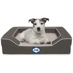Sealy Lux Quad Layer Orthopedic Dog Bed with Cooling Gel