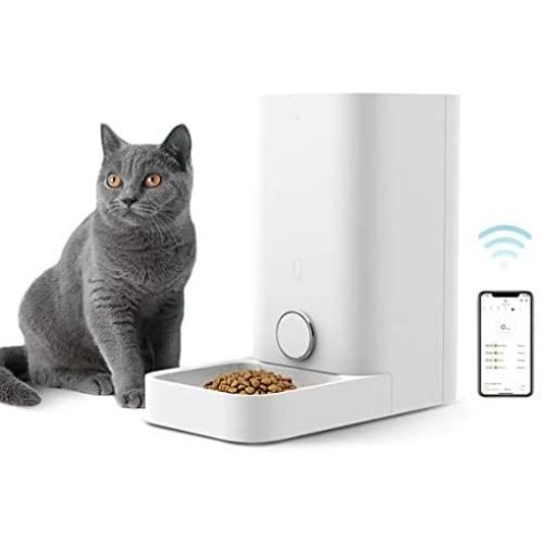 PETKIT Automatic Cat Feeder, Smart Feed Pet Feeder for Small Animals, Wi-Fi Enabled, App for Android and iPhone, Auto Pet Food Dispenser with Portion Control