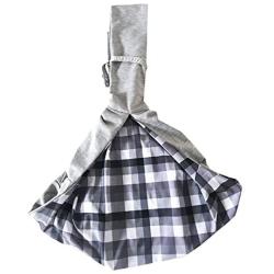 Tiger Mama Reversible Pet Sling Carrier for Pets Up to 12+ lbs (Adjustable Shoulder Strap Version)