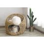ZEZE KNIPSA Bird NEST Kitty Basket House(Seagrass Woven Basket/Cat House/Natural/Cat Cave/Cat Perch/Plant Basket/Cat Furniture) Gifts for Your Loving pet/Halloween/Thanksgiving/Christmas