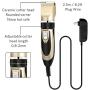 Electric Goat Clipper 12V High Power Dog Shaver Clipper for Grooming Thick Coat Low Noise Plug-in Pet Trimmer Grooming Clipper with 4 Guide Comb 1 Replacement Cutter Head 1 Cleaning Brush