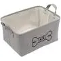 Geyecete Canvas Fabric Dog Toy Basket - Laundry Basket Storage Bin for Dog Toys, Dog Blanket, Dog Clothes Storage Geyecete Canvas Fabric Dog Toy Basket - Laundry Basket Storage Bin for Dog Toys, Dog Blanket, Dog Clothes Storage