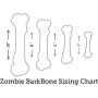 Pet Qwerks Zombie NYLON BarkBone - Chew Toy for Aggressive Chewers, Tough Durable Extreme Power Chewer Bone | Made in USA -  Available in 2 Flavors and 4 Sizes
