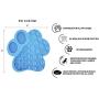 Lick Mat for Dogs | Slow Feeder | Dog Lick Mat for Anxiety | Dog Lick Pad for Treats & Grooming | Use in Shower and Bath with Super Suction Cup Holds on Wall and Floor | Great for Pet Training
