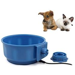 PETLESO Heated Pet Bowl, Heating Dog Water Bowl for Dogs, Cats, Rabbits, Chickens