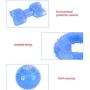 Dog Chew Cooling Toy, Food Leaking Freezer Ball Durable Teeth Cleaning Ice Toys for Small and Large Dogs, Summer, Blue