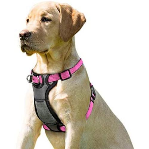 JESPET Dog Harness No Pull with Adjustable Straps for Behavior Training and Easy Walking, Dog Vest Walking Harness for Puppy and Small, Medium, Large Dogs
