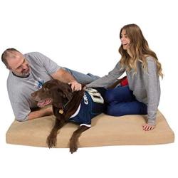Pet Support Systems Orthopedic Gel Memory Foam Dog Beds - Eco Friendly, Hypoallergenic and Made in The USA, Supreme Luxury Comfort and Care for Dogs with Removable and Washable Cover