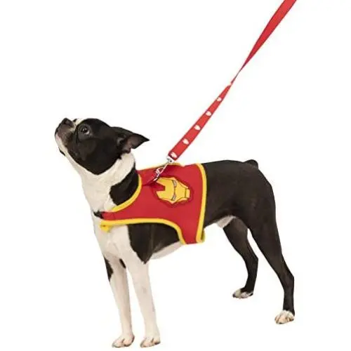 Rubies Marvel Classic Iron Man Pet Leash and Harness Rubies Marvel Classic Iron Man Pet Leash and Harness