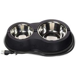 K&H Pet Products Thermo-Kitty Café Outdoor Heated Cat Bowl - No More Frozen Food or Water