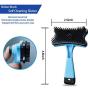 AIWEILUCK Pet Bathing Tool Set with Self Cleaning Slicker Brush, Pet Shower Sprayer Massaging Glove, Pet Scrubber Attachment Set for Pet Bathing, Dog Shower Sprayer & Scrubber in-One with 3 Adapters