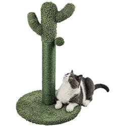 Catinsider 25.6'' Cactus Cat Scratching Post with Dangling Ball
