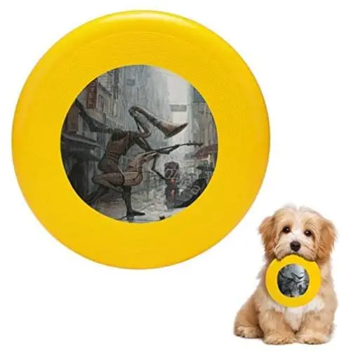 Pet Frisbee Flying Disc Dog Toy - Multifunction Life is Dance in The Rain Adrian Borda Pet Frisbee Flying Disc Dog Toy - Multifunction Life is Dance in The Rain Adrian Borda