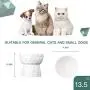Frewinky Cat Bowls,Ceramic Cat Bowls Anti Vomiting,Raised-Cat Food and Water Bowl Set for Cats and Small Dogs,13.5 Oz Frewinky Cat Bowls,Ceramic Cat Bowls Anti Vomiting,Raised-Cat Food and Water Bowl Set for Cats and Small Dogs,13.5 Oz