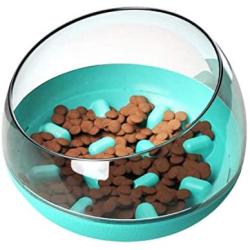 Slow Feeder Dog Bowl - Spill Proof Dog Puzzle Bowl Maze Pet Bowl to Slow Down Eating for Puppies Small Medium Dogs and Cats