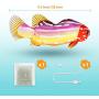 ZooZoo Tropical Fish Realistic Floppy Catnip Plush Cat Toy Built-In Sensor Touch Activate Auto Standby, Electronic USB Battery Wiggle Pet Simulation Happy Healthy Interactive Silvervine Washable Cover