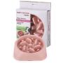 DotPet Slow Feeder Bowl, Fun Interactive Feeder Bloat Stop Dog Bowl Preventing Feeder Anti Gulping Drink Water Bowl Fan Shape Healthy Eating Diet for Pet Puppy