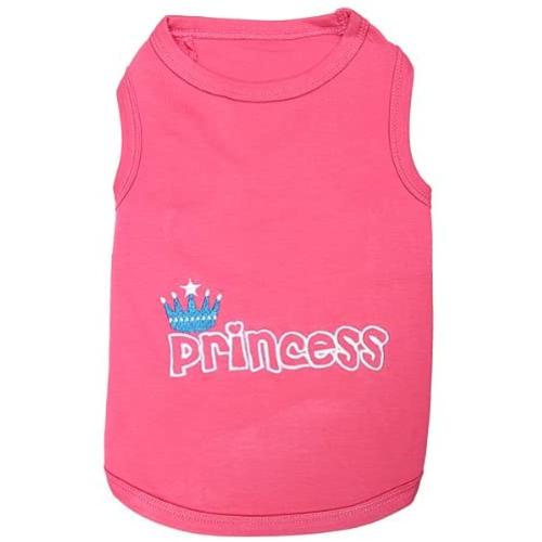 Parisian Pet Dog Cat Clothes Tee Shirts Princess, Prince, XOXO, Lil Angel, Awesome, Party Animal, Suspender, Tie
