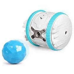 Cheerble Wicked Ball - Interactive Robotic Cat Toys - Rechargeable Automatic Rolling Eco-Friendly - IQ Training Robot Cat Toy - Suitable for Pets, Dogs, Cats, and Kids