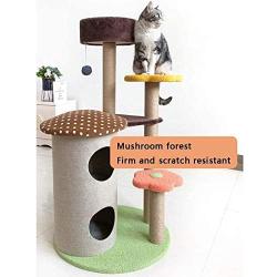 Cat Tree Tower, Cat Condo, Kitten Activity Center, Pet Play House, Sisal Scratching Post, Multi-Level Jump Platform, Tall Perches