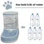 LeYoMiao Automatic Pet Feeder Medium and Small Pet Automatic Food Feeder and Drinker Set 3.8 L, Dog Travel Supplies Feeder and Drinker Cat Rabbit Pet Animal LeYoMiao Automatic Pet Feeder Medium and Small Pet Automatic Food Feeder and Drinker Set 3.8 L, Dog Travel Supplies Feeder and Drinker Cat Rabbit Pet Animal