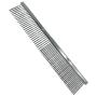 PREMIUM Pet Grooming Comb, Stainless Steel Pet Finishing Dog Comb, Dog Shedding Pin Combs with Different Spaced Teeth, suited for Poodle dogs, cats, kittens and small animals.