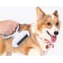 AJG3 Ergonomic Dog Brush: 2-Sided Undercoat Rake for Dogs and Cats - Easy Folding Pet Grooming Tool - Best Fur Removal Tool - Makes De-Shedding Easy & Comfortable - Remove Excess/Matted Hair Easily