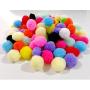 joyMerit 100pcs Soft Lightweight Cat Toys Pompon Balls for Kitten Cats Craft Projects