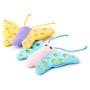 ocijf179 Cat Toy Funny Cute Plush Butterfly Pet Cat Kitten Catching Interactive Play Sound Toy - Blue ocijf179 Cat Toy Funny Cute Plush Butterfly Pet Cat Kitten Catching Interactive Play Sound Toy - Blue