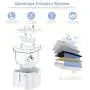 Camroop Cat Water Fountain, 68oz/2L Automatic Dog Water Fountain Pet Water Dispenser with Indicator & 1 Silicone Mat,Water Shortage Alert,Water Level Window Camroop Cat Water Fountain, 68oz/2L Automatic Dog Water Fountain Pet Water Dispenser with Indicator & 1 Silicone Mat,Water Shortage Alert,Water Level Window