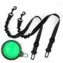 HIPPIH Dog Seat Belt Harness for Cars, 2 Pack Heavy Duty and Durable Car Harness for Dogs, Adjustable Belts Elastic Nylon Vehicle Harnesses for Car with Collapsible Pet Travel Bowl HIPPIH Dog Seat Belt Harness for Cars, 2 Pack Heavy Duty and Durable Car Harness for Dogs, Adjustable Belts Elastic Nylon Vehicle Harnesses for Car with Collapsible Pet Travel Bowl