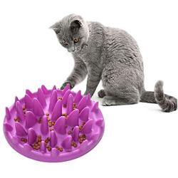 PIVBY Cat Catch Interactive Feeder - Slow Feed Bowl Anti-gulping Bloat Stop Pet Bowl for Dog Puppy
