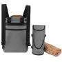 Hilike Premium Pet Travel Bag for Dog & Cat-Week Away Tote Organizer Bag for Dogs Travel-Includes 1 Dog Tote Bag,1 Dog Food Carrier Bag, 2 Silicone Collapsible Bowls,1 Blanket,1 Frisbee(Grey) Hilike Premium Pet Travel Bag for Dog & Cat-Week Away Tote Organizer Bag for Dogs Travel-Includes 1 Dog Tote Bag,1 Dog Food Carrier Bag, 2 Silicone Collapsible Bowls,1 Blanket,1 Frisbee(Grey)