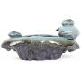 THMY Cat Water Fountains, Pet Drinking Fountain, Automatic Circulation Water Dispenser Ceramic Pet Water Fountain for Cat Dog, Quiet
