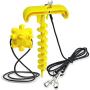 SUHINFE Dog Tie Out Cable and DOD Stake, Muti-Function Pet Tie Out Cable with Dog Molar Ball Toy for Small, Medium, Large Dog, Yard, Garden, Camping and Outside