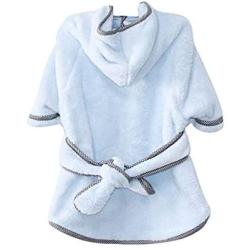 Pet Bathrobe, Dog Bath Towel Microfiber Fast Drying Super Absorbent Dog Pajamas with Hooded Dog Coats for Small Medium Dog Cat