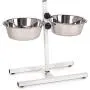 King International Super Dog Adjustment Feeding Stand U Type with 2 Bowls H-Base Double Bowl Stand Two Stainless Steel Removable Bowls King International Super Dog Adjustment Feeding Stand U Type with 2 Bowls H-Base Double Bowl Stand Two Stainless Steel Removable Bowls