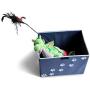 Feline Ruff Large Dog Toys Storage Box. 16'' x 12'' inch Pet Toy Storage Basket with Lid. Perfect Collapsible Canvas Bin for Cat Toys and Accessories Too!